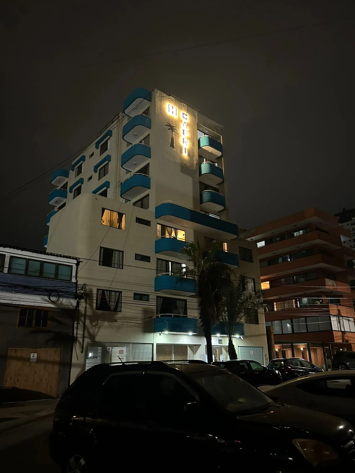 Fachada Apart Hotel Capri Iquique