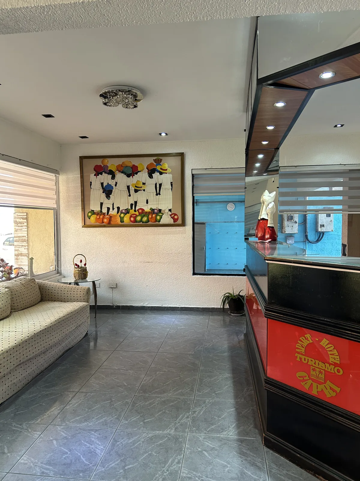 Recepción Apart Hotel Capri Iquique